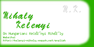 mihaly kelenyi business card